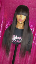 Load and play video in Gallery viewer, Silky Straight Chinese Bang Grab N Go Wig

