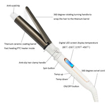 Load image into Gallery viewer, 360 Rotating Curling Iron
