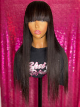Load image into Gallery viewer, Silky Straight Chinese Bang Grab N Go Wig
